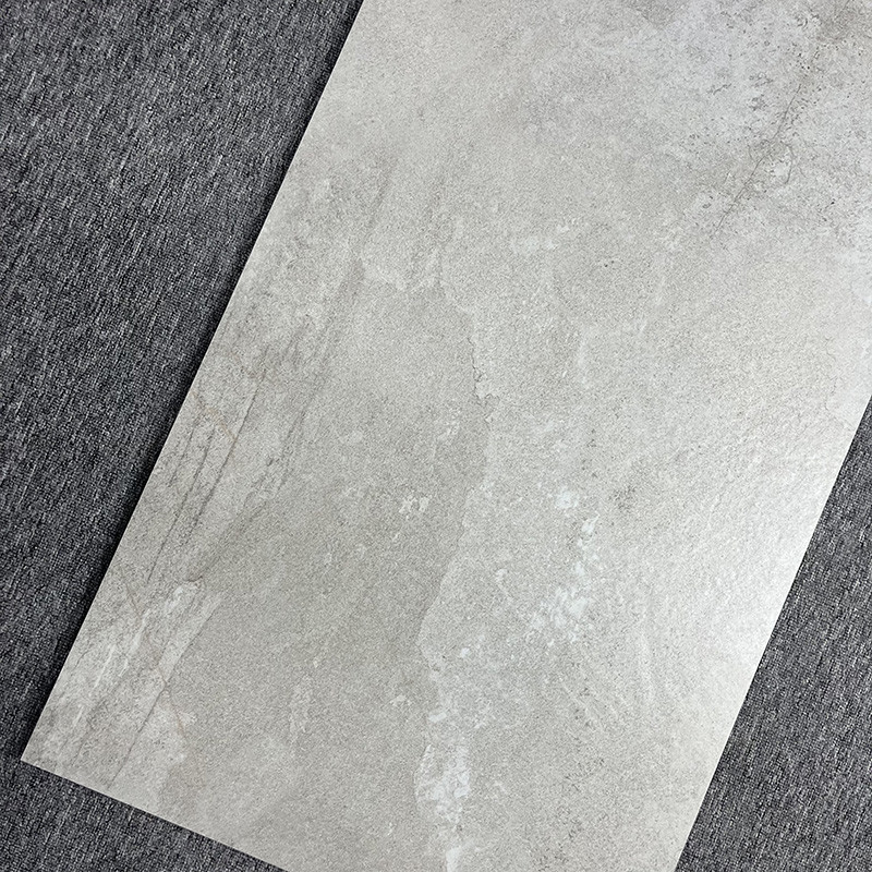 کاشی‌های دیواری بافت‌دار 1200x600 و مقاوم در برابر پوشیدن خاکستری نیمه مات وابی سابی روستیک