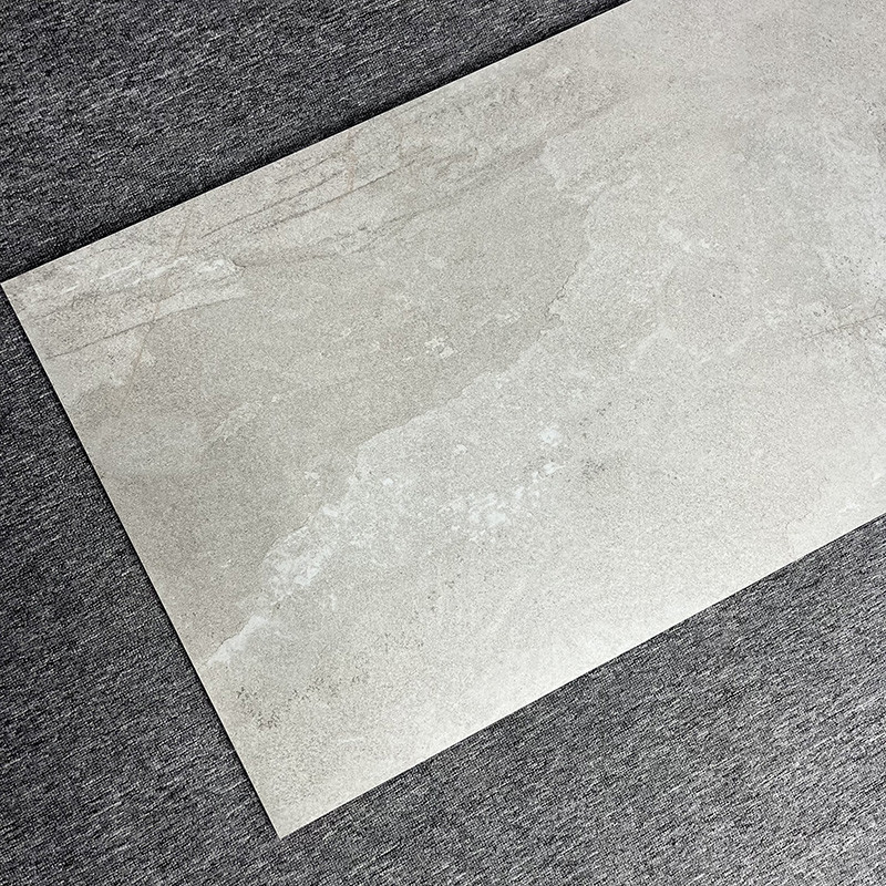 کاشی‌های دیواری بافت‌دار 1200x600 و مقاوم در برابر پوشیدن خاکستری نیمه مات وابی سابی روستیک