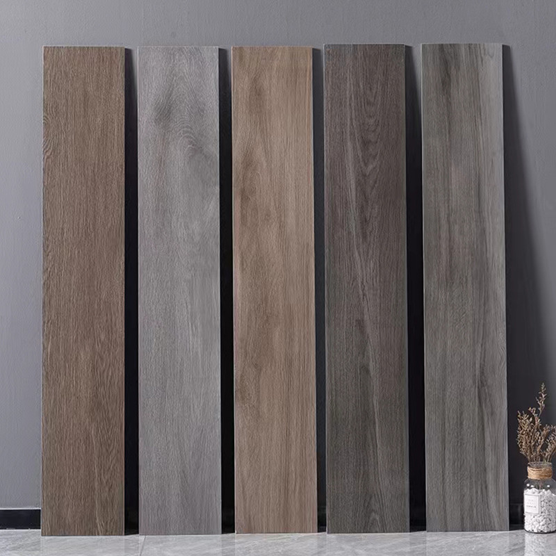 کاشی چینی دانه مات چوب لعابدار 200x1200 میلی متری قهوه ای خاکستری داخلی نمای چوبی آنتیک
