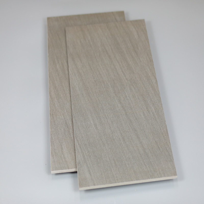 کاشی روستیک چینی فوشان 300*600 میلی متر رنگ خاکستری تیره بدون لغزش برای هتل خانه