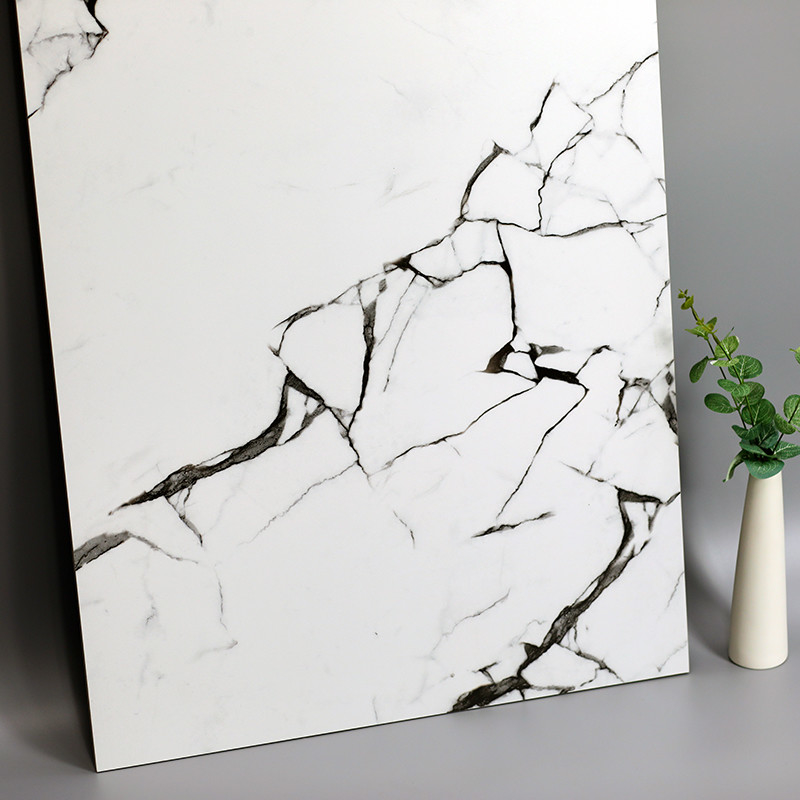 کاشی کف چینی مرمر مات سفید 60x120cm کاشی کف و دیوار حمام خانه مدرن