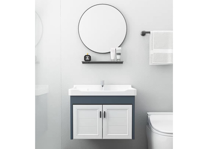 کابینت سینک سفید به سبک اروپایی آینه کابینت دیواری آویزان کابینت روشویی مدرن حمام