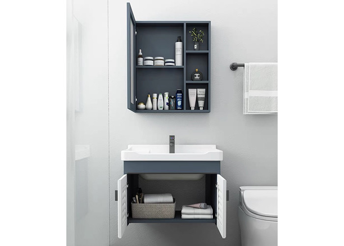 کابینت سینک سفید به سبک اروپایی آینه کابینت دیواری آویزان کابینت روشویی مدرن حمام