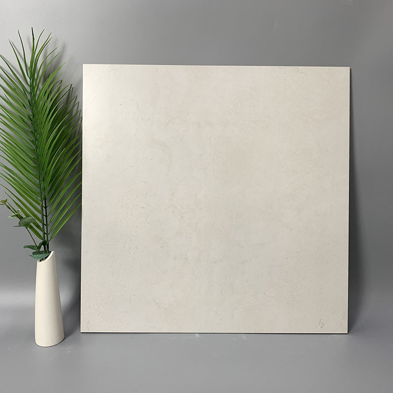 600x600mm تمام بدنه سفید رنگ کاشی دیواری کفپوش سنگ مرمر لعابدار صیقلی ضد لغزش