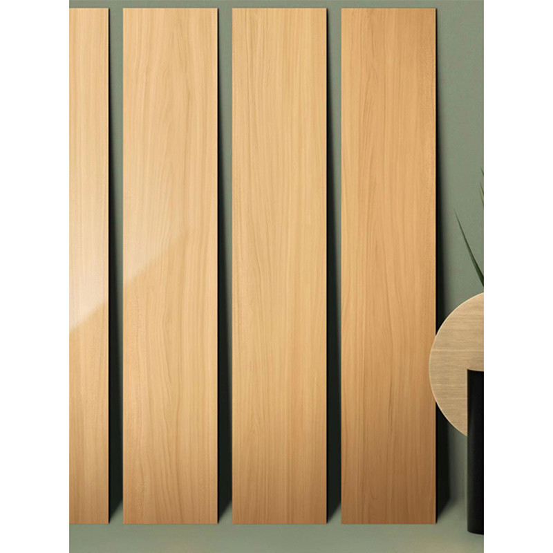 کاشی های کف دیواری روستیک داخلی چینی، کاشی و سرامیک چوبی 150x900mm