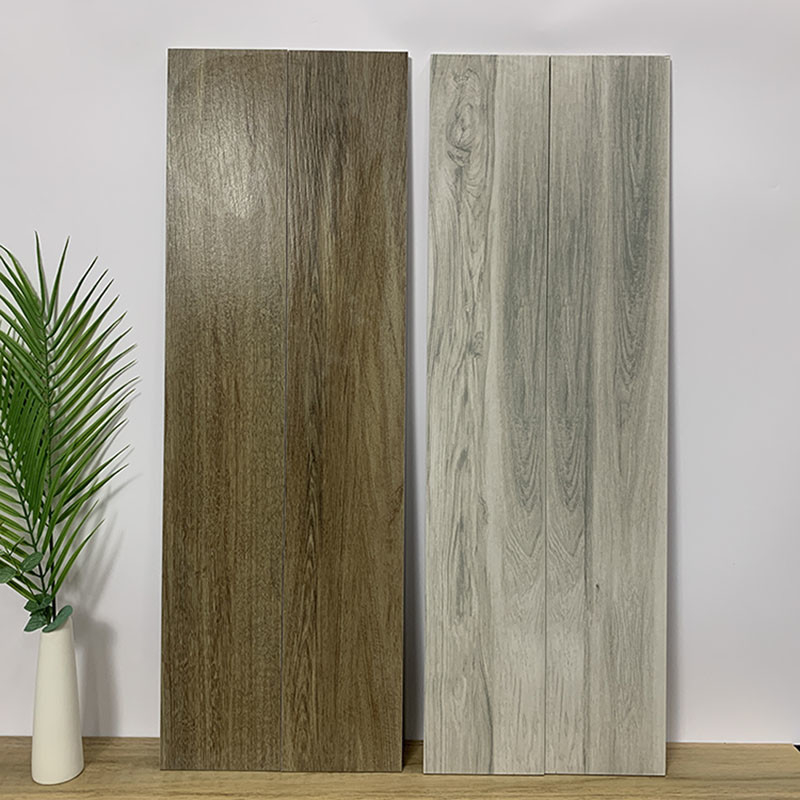 کاشی‌های کف روستیک چوبی 150*900 میلی‌متری ضد لغزش مات ساخته شده از چینی مدرن