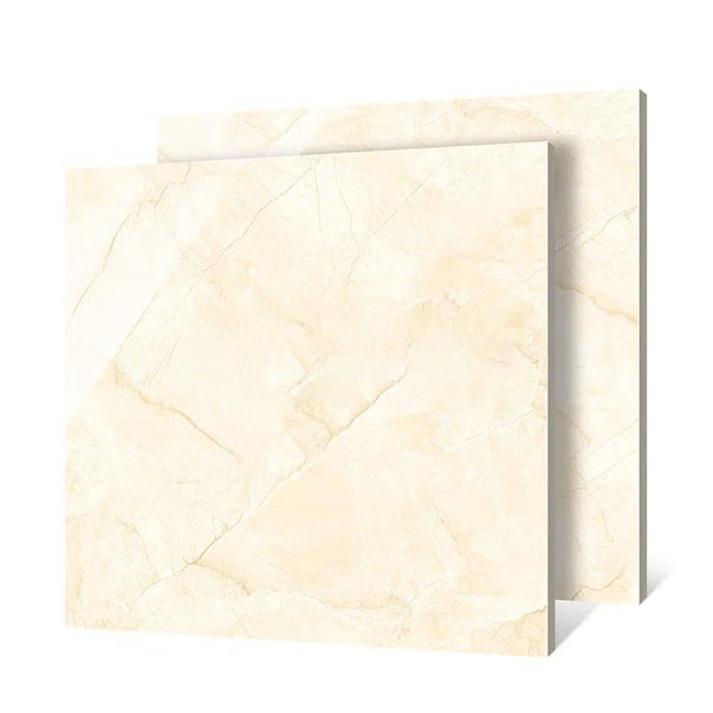 کاشی لعاب دار صیقلی زرد روشن کاشی دیواری کف چینی کاشی مرمری ضد لغزش 600*600 میلی متر