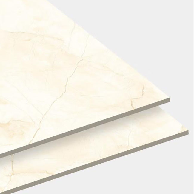 کاشی لعاب دار صیقلی زرد روشن کاشی دیواری کف چینی کاشی مرمری ضد لغزش 600*600 میلی متر