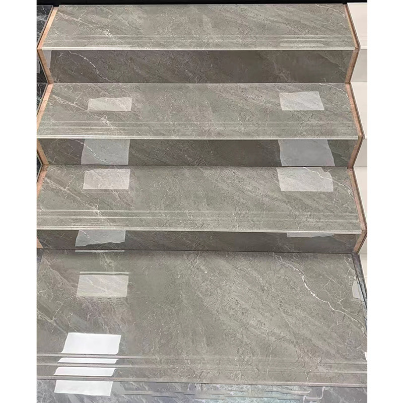 کاشی‌های چینی 1200*470 میلی‌متری مرمر با ظاهر تمام بدنه کاشی‌های پله کف لعاب دار صیقلی