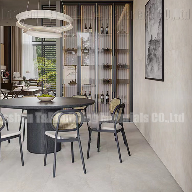 ضد لغزش پورسلن 600x600mm کاشی های کف روستایی تبلیغاتی کاشی های روستایی رنگ زرد