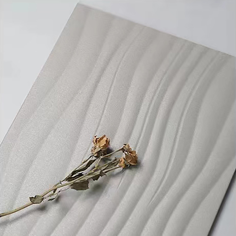 ویلا تراس حمام توالت بالکن کاشی های چینی 300x600mm مدل موج مات شیشه ای سطح کامل بدن