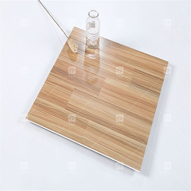 600x600mm کاشی های کف روستایی تمام بدن سطح بافت چوبی کاشی های غیر لغزنده چینی