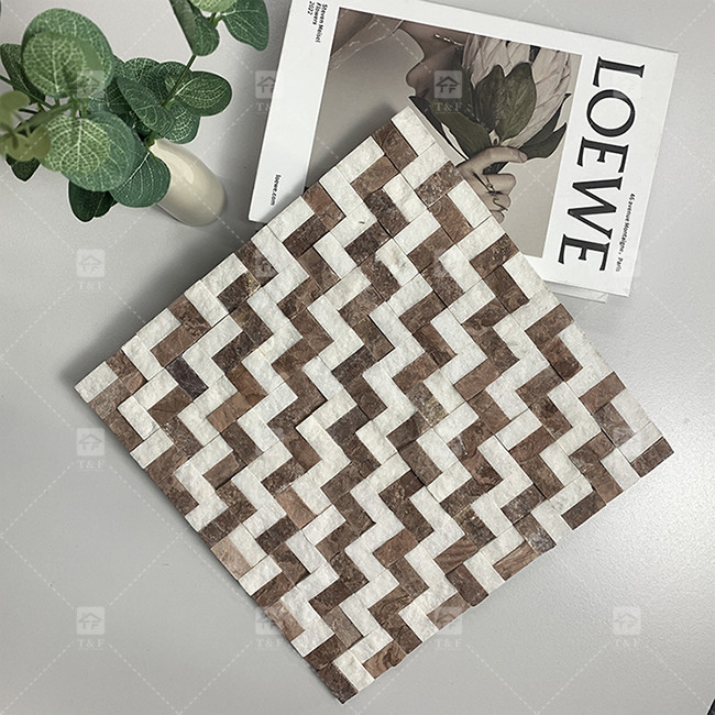 سنگ مرمر نگاه موزاییک کاشی سطح مات تزئین حمام آشپزخانه Backsplash