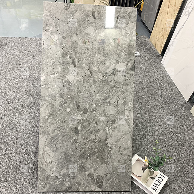 لوکس 600x1200mm کل بدن درخشان پولیش شیشه ای برای کف سنگ مرمر کاشی پورسلین