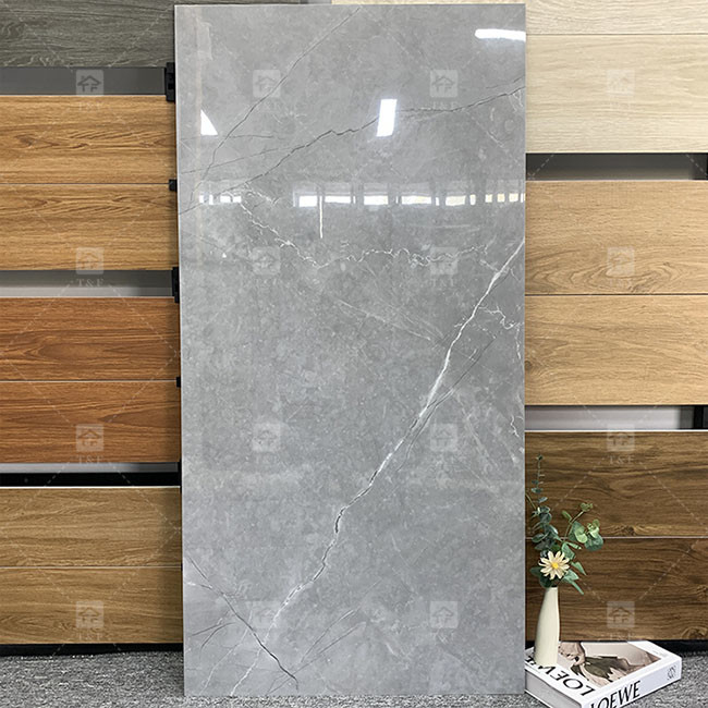 لوکس 600x1200mm کل بدن درخشان پولیش شیشه ای برای کف سنگ مرمر کاشی پورسلین