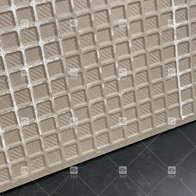 60x60 تزئینی باغ ضد لغز آینه بتنی بیرونی دیوار روستایی بیرونی سنگ مت فرش خاکستری کف برای راهرو
