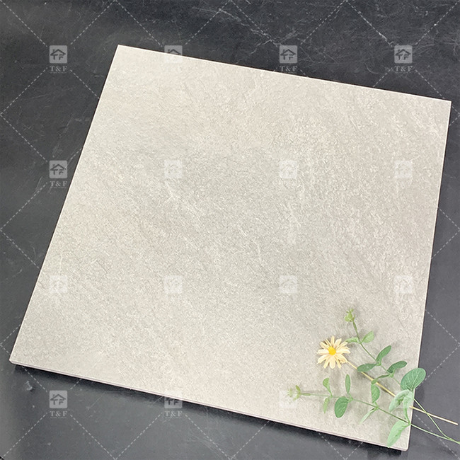 60x60 تزئینی باغ ضد لغز آینه بتنی بیرونی دیوار روستایی بیرونی سنگ مت فرش خاکستری کف برای راهرو