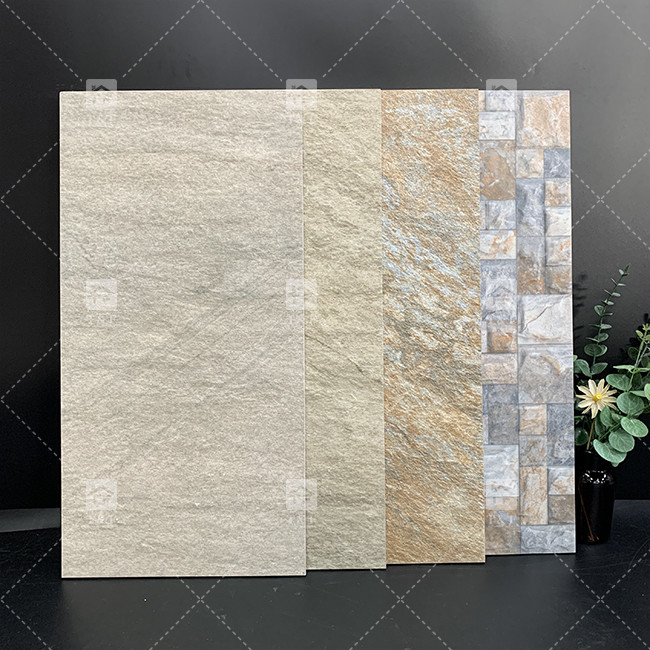 300x600mm کاشی های سرامیکی مته 3D تزئینات دیواری بیرونی کاشی های چینی برای دیوار