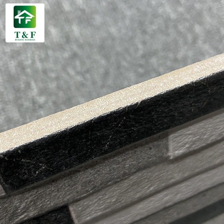 کاشی و سرامیک لعابدار خارجی 20 x 40 سیاه مخلوط رنگ سفید